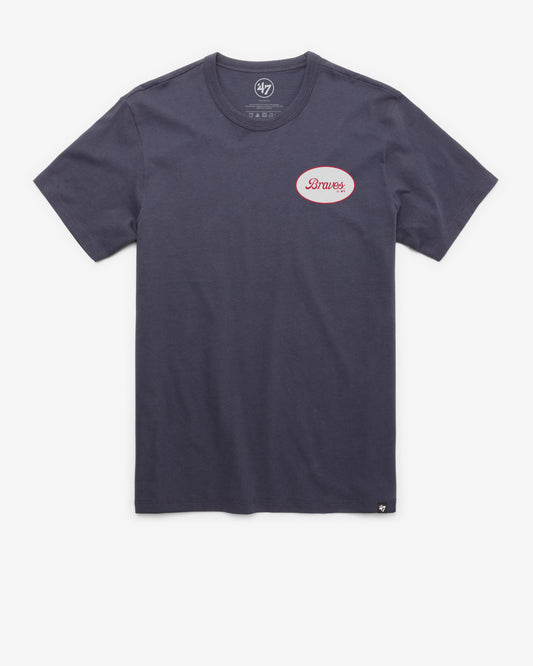 ATLANTA BRAVES COVERALL '47 FRANKLIN TEE ATLAS BLUE