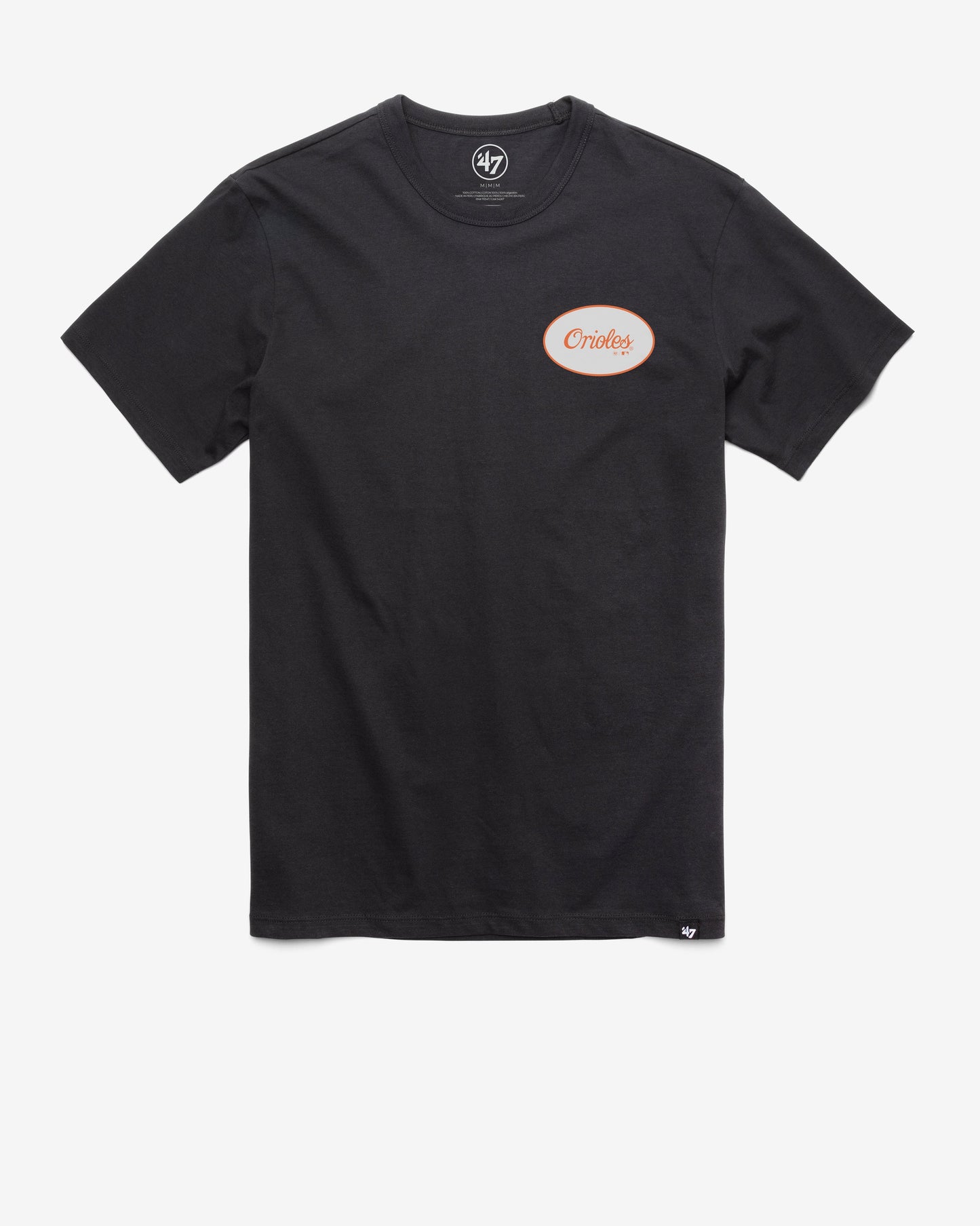 BALTIMORE ORIOLES COVERALL '47 FRANKLIN TEE FLINT BLACK