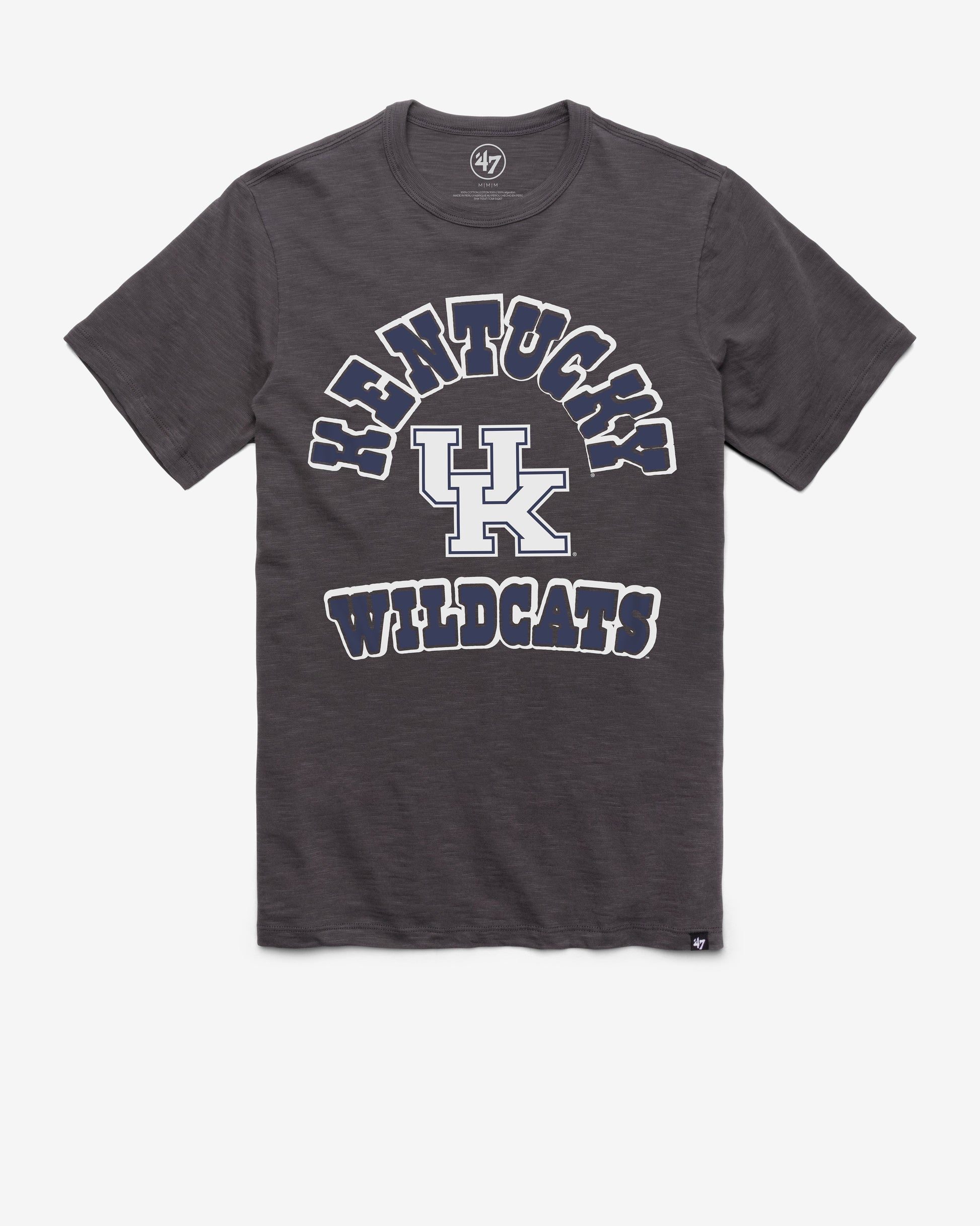 KENTUCKY WILDCATS COMEBACK '47 SCRUM TEE CHARCOAL