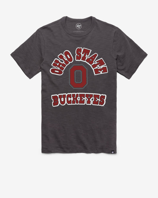OHIO STATE BUCKEYES COMEBACK '47 SCRUM TEE CHARCOAL