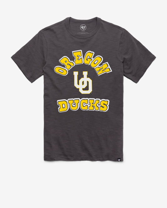 OREGON DUCKS COMEBACK '47 SCRUM TEE CHARCOAL