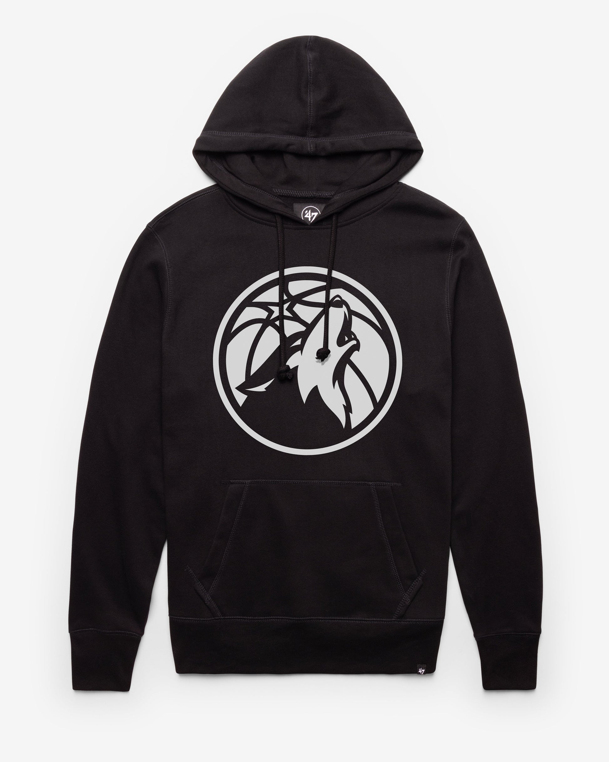 MINNESOTA TIMBERWOLVES IMPRINT '47 HEADLINE HOOD JET BLACK