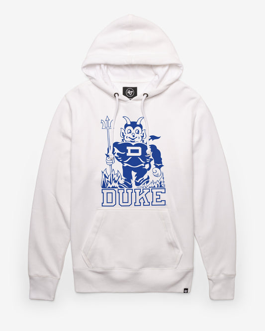 DUKE BLUE DEVILS VINTAGE IMPRINT '47 HEADLINE HOOD WHITE WASH