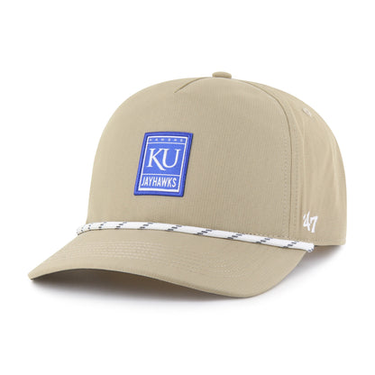 KANSAS JAYHAWKS COZUMEL '47 HITCH KHAKI