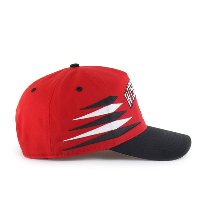 WISCONSIN BADGERS DIAMOND CUT '47 HITCH RED