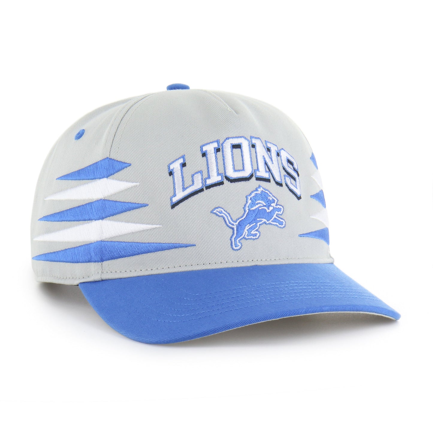 DETROIT LIONS DIAMOND CUT '47 HITCH RF RELAXED FIT GRAY