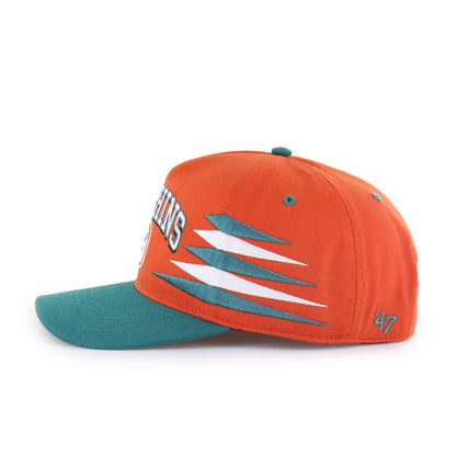 MIAMI DOLPHINS HISTORIC DIAMOND CUT '47 HITCH RF RELAXED FIT ORANGE