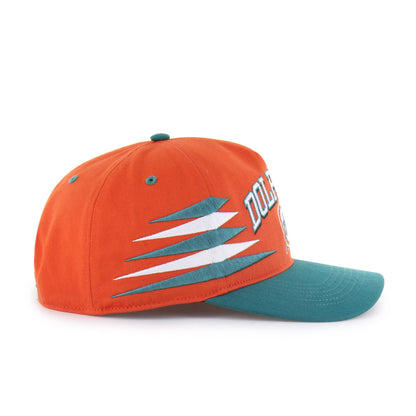 MIAMI DOLPHINS HISTORIC DIAMOND CUT '47 HITCH RF RELAXED FIT ORANGE