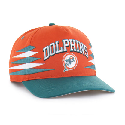 MIAMI DOLPHINS HISTORIC DIAMOND CUT '47 HITCH RF RELAXED FIT ORANGE