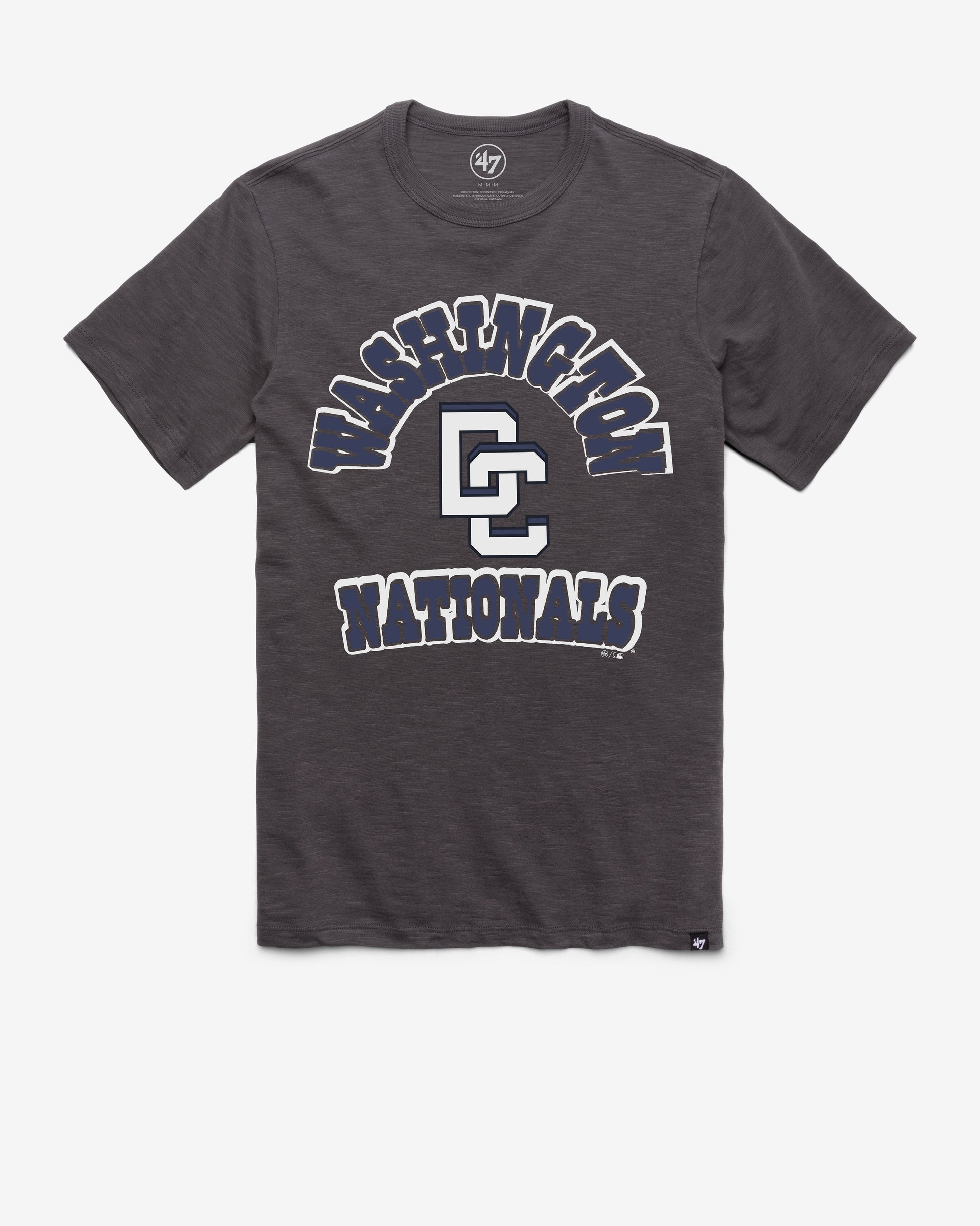 WASHINGTON NATIONALS CITY CONNECT COMEBACK '47 SCRUM TEE CHARCOAL