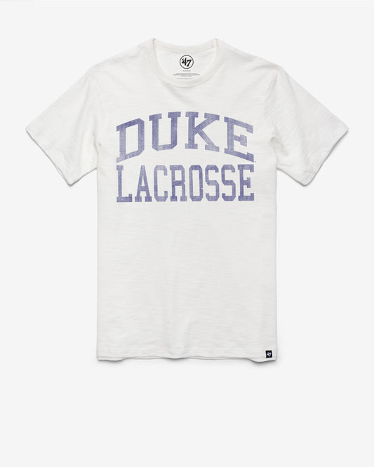 DUKE BLUE DEVILS CLASSIC BLOCK '47 SCRUM TEE WHITE WASH