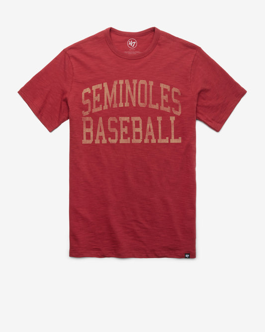FLORIDA STATE SEMINOLES CLASSIC BLOCK '47 SCRUM TEE CARDINAL