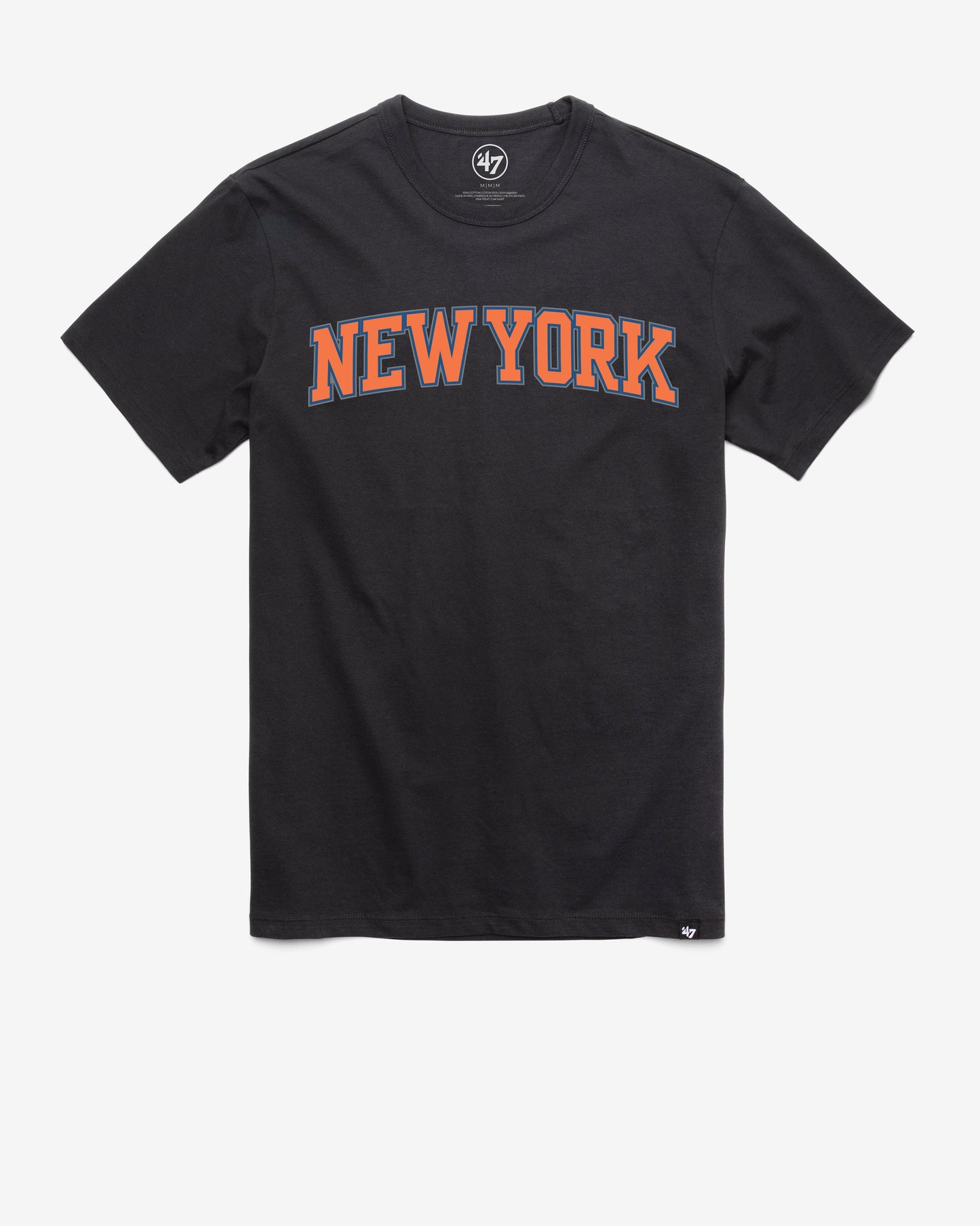 NEW YORK KNICKS WORDMARK '47 FRANKLIN TEE FLINT BLACK