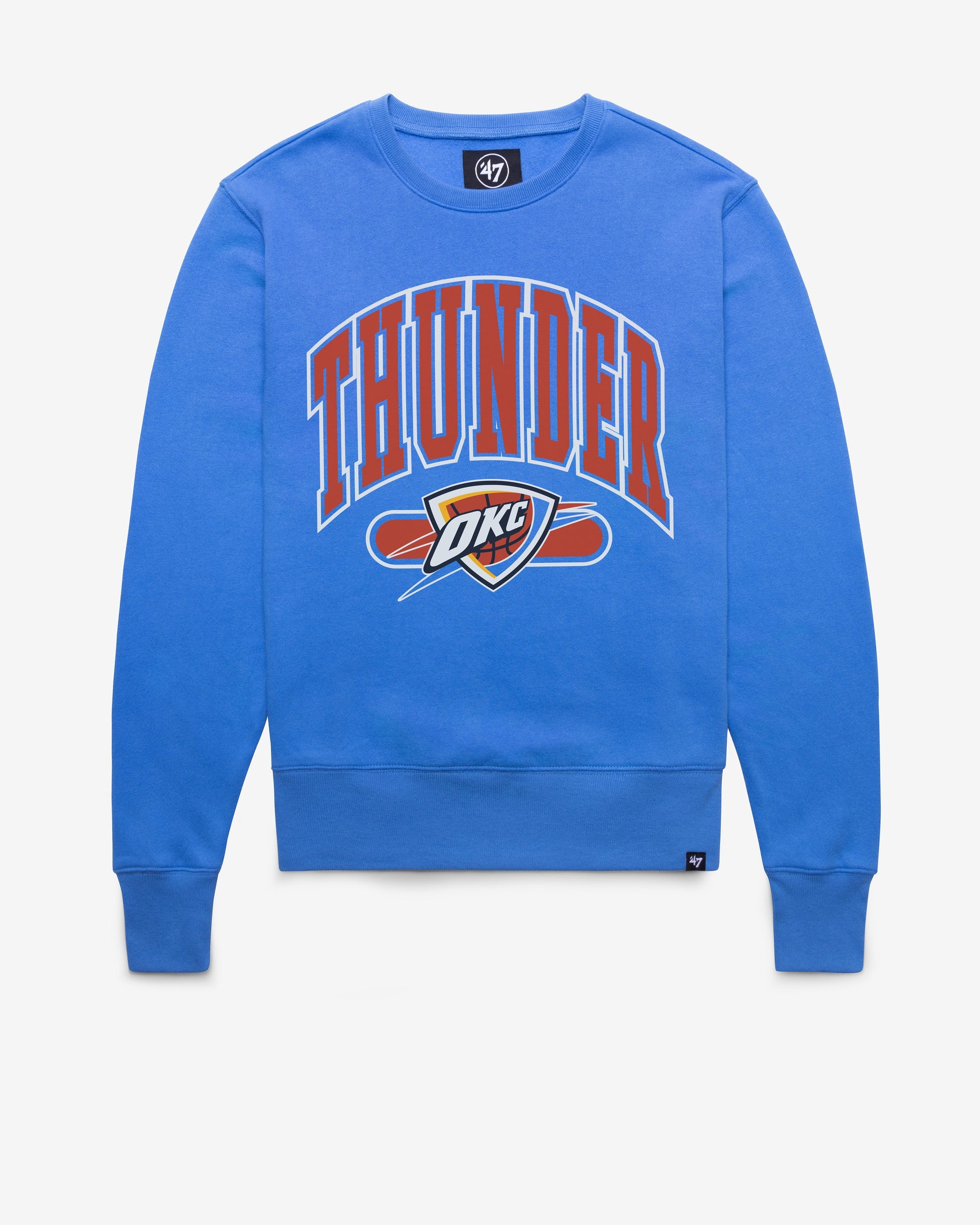 OKLAHOMA CITY THUNDER PILLAR '47 HEADLINE CREW BLUE RAZ