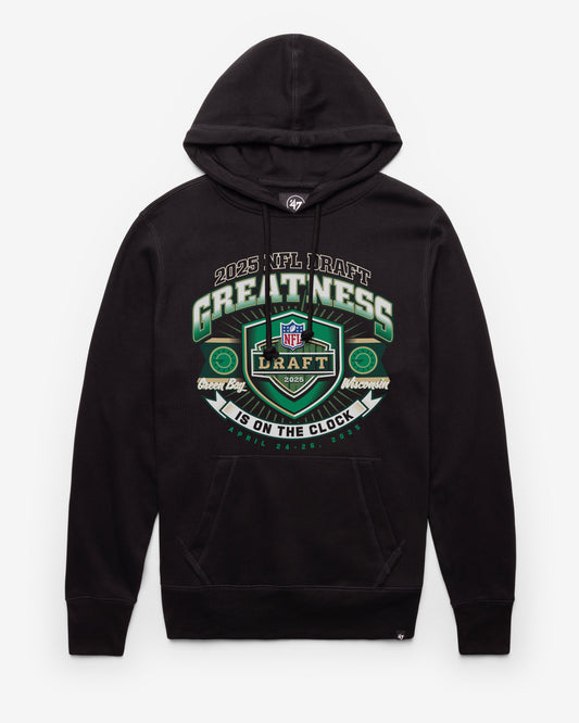 GREEN BAY PACKERS NFL DRAFT REGIONAL '47 HEADLINE HOOD JET BLACK