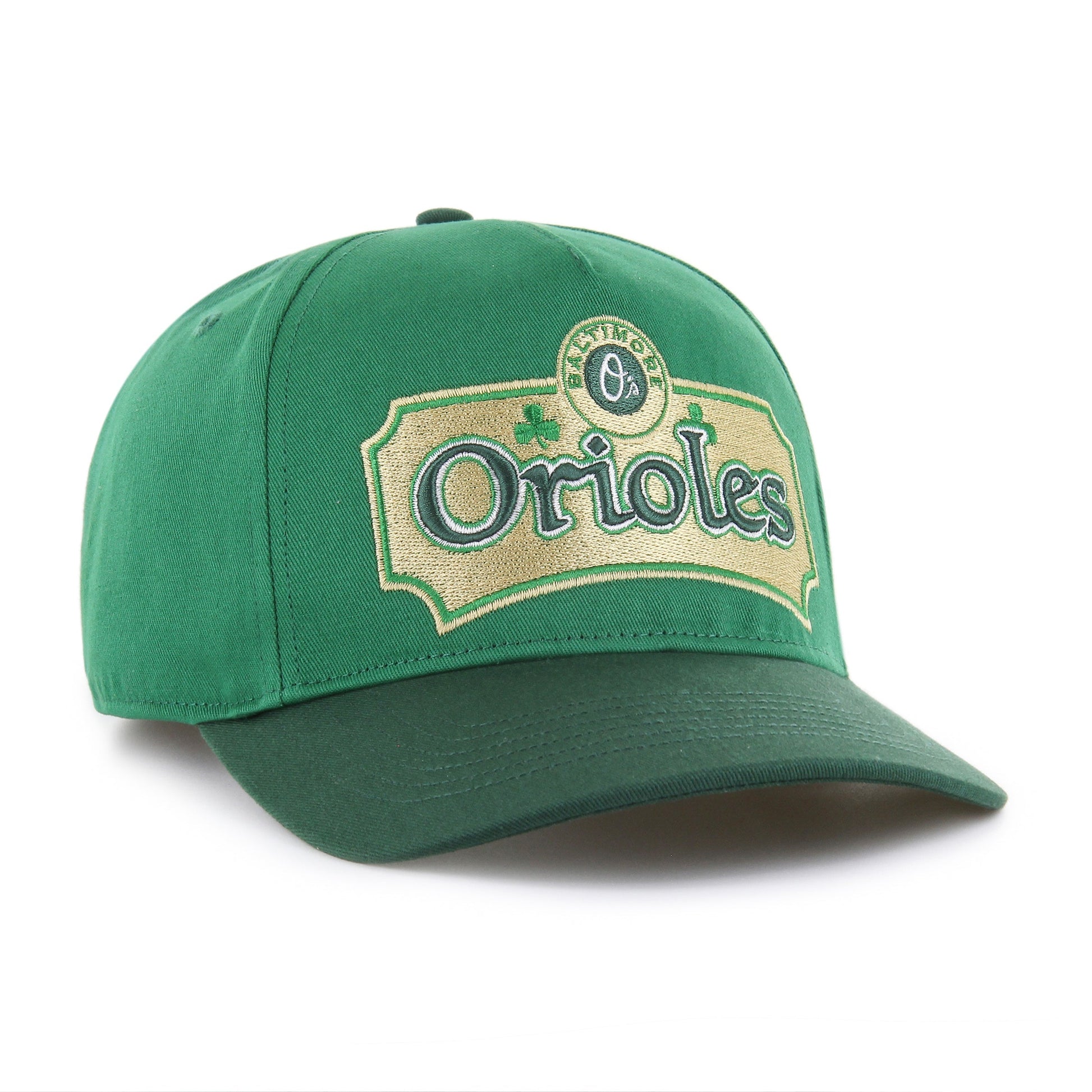 BALTIMORE ORIOLES ST PATTYS DOUBLE SHAMROCK '47 HITCH KELLY