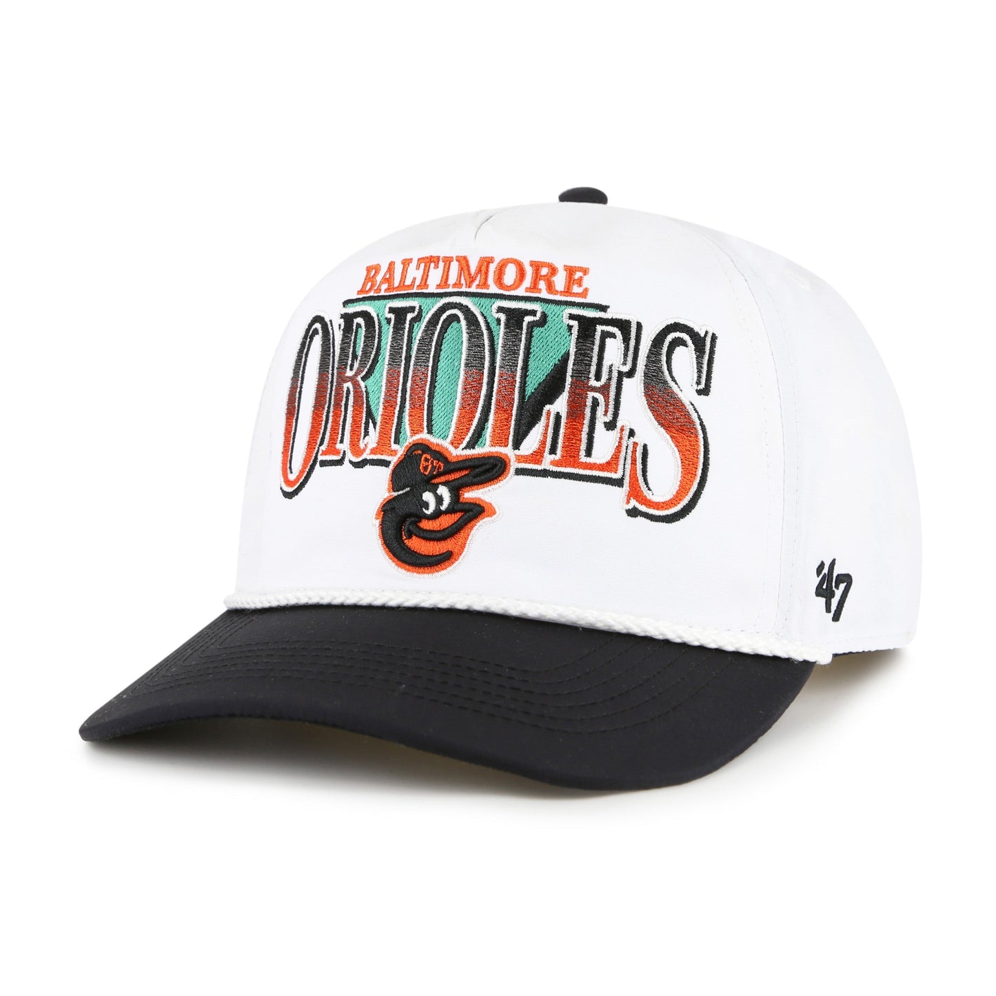 BALTIMORE ORIOLES TRIBUTE '47 HITCH RF RELAXED FIT WHITE