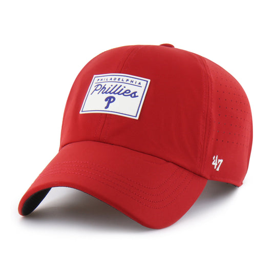 PHILADELPHIA PHILLIES RAWLINGS PRO '47 CLEAN UP RED