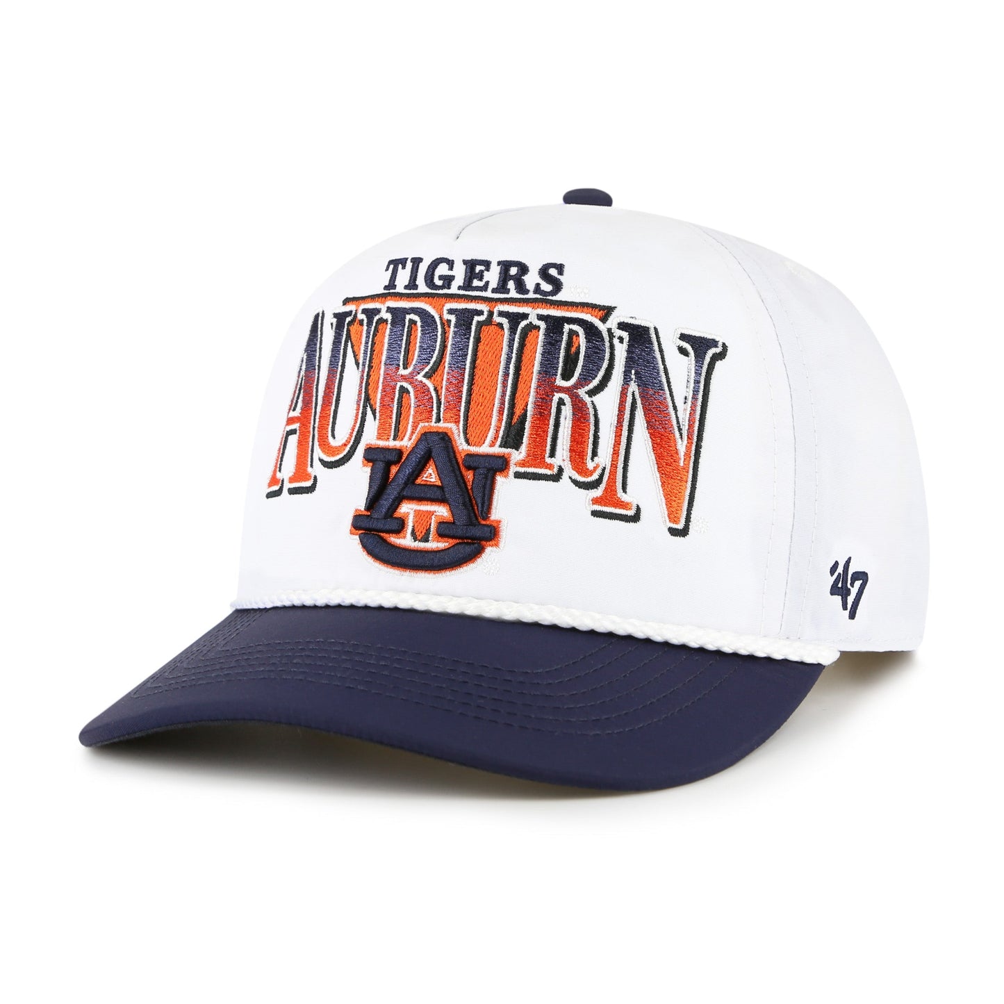 AUBURN TIGERS TRIBUTE '47 HITCH RF RELAXED FIT WHITE