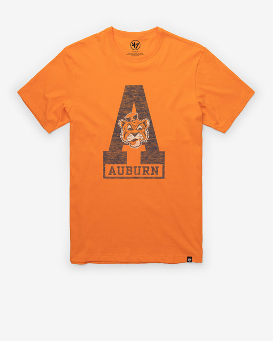 AUBURN TIGERS VINTAGE PREMIER '47 FRANKLIN TEE SIGNAL ORANGE