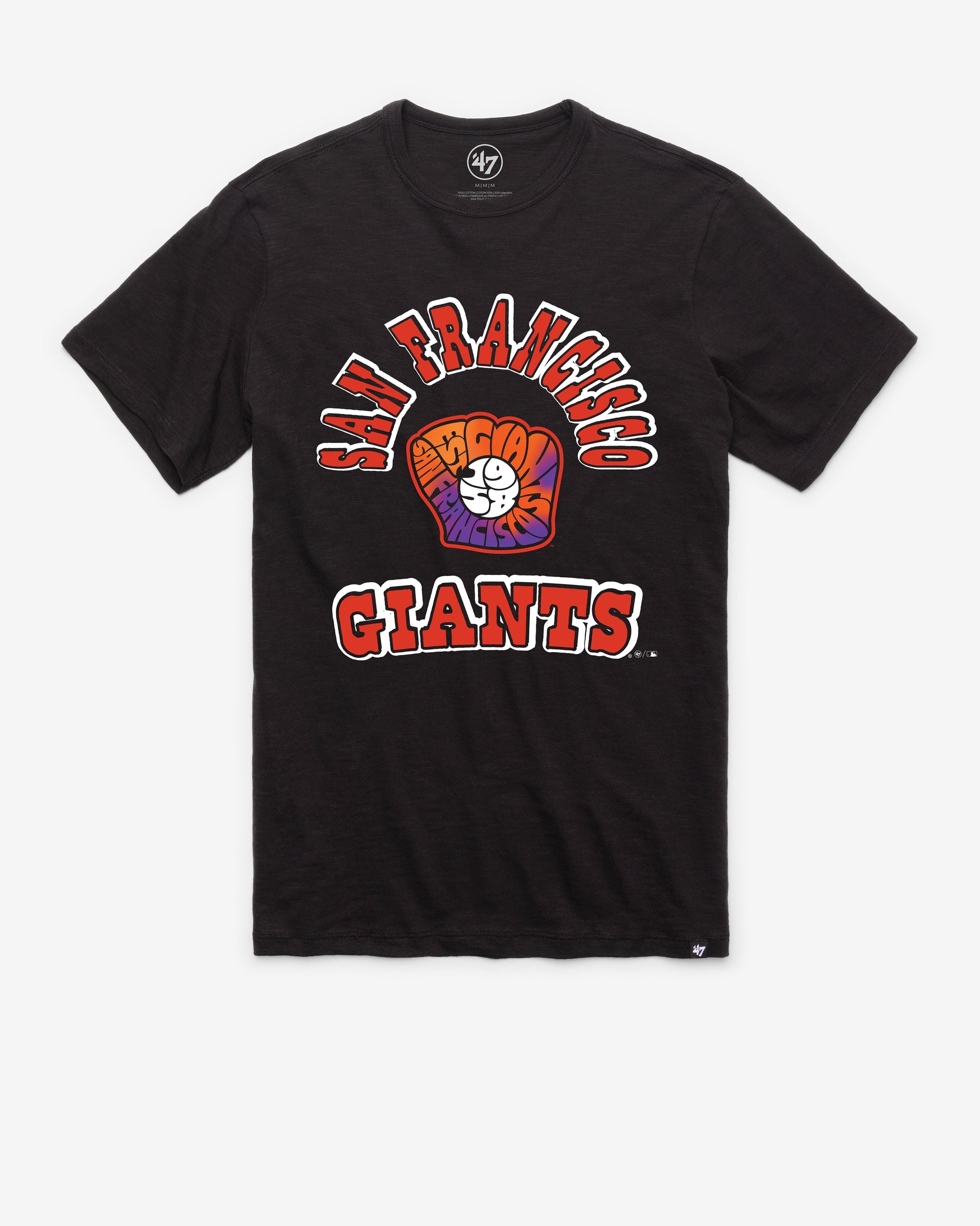 SAN FRANCISCO GIANTS CITY CONNECT COMEBACK '47 SCRUM TEE JET BLACK