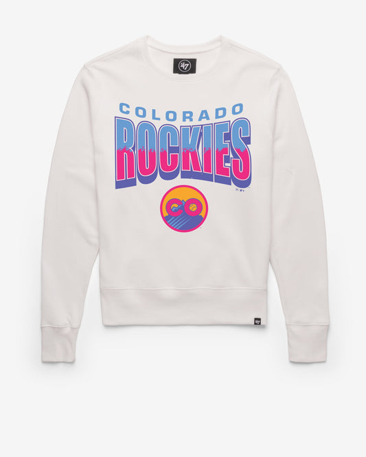 COLORADO ROCKIES CITY CONNECT BRUSH BY '47 HEADLINE CREW WHITE WASH