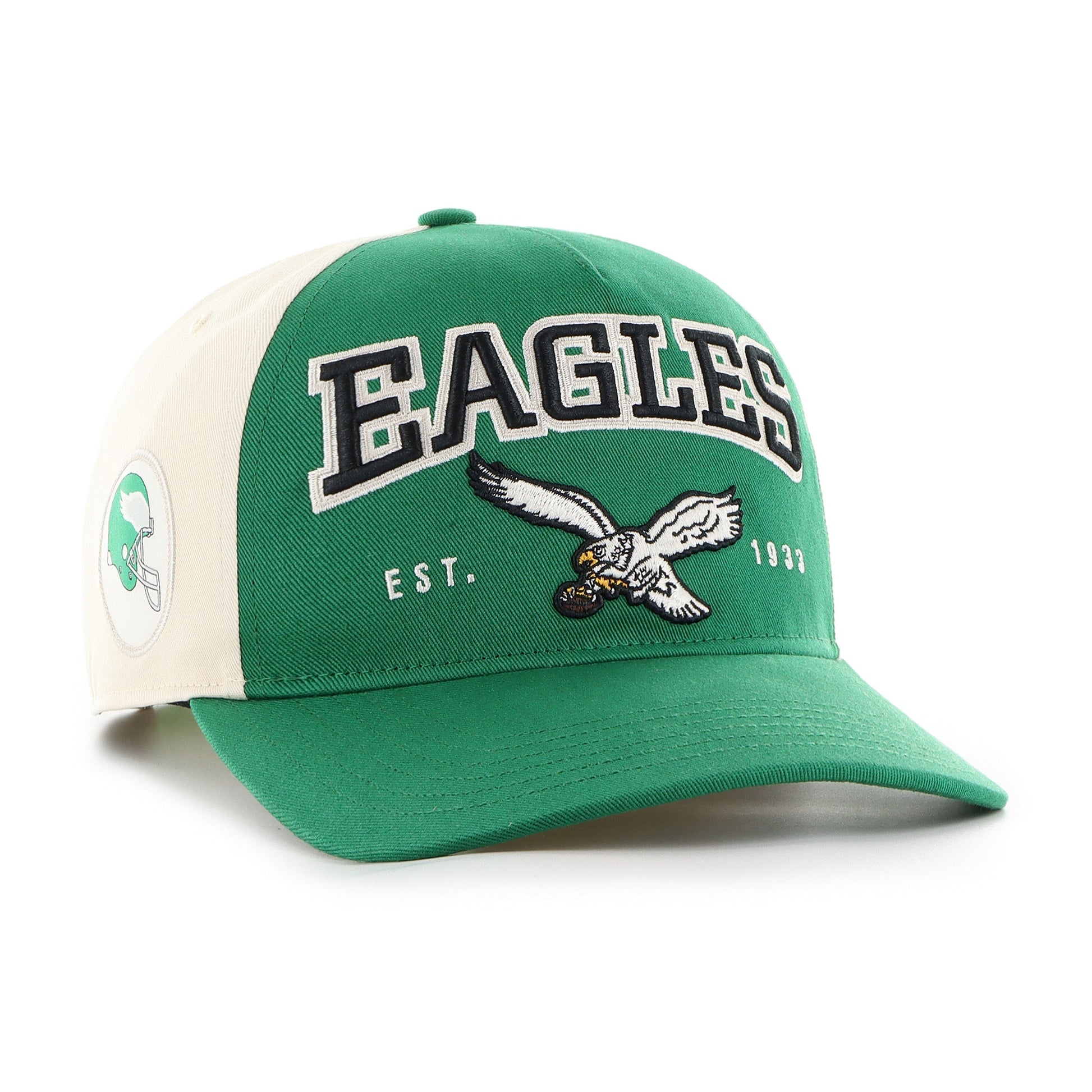 PHILADELPHIA EAGLES HISTORIC HARD HAT '47 HITCH RF RELAXED FIT KELLY