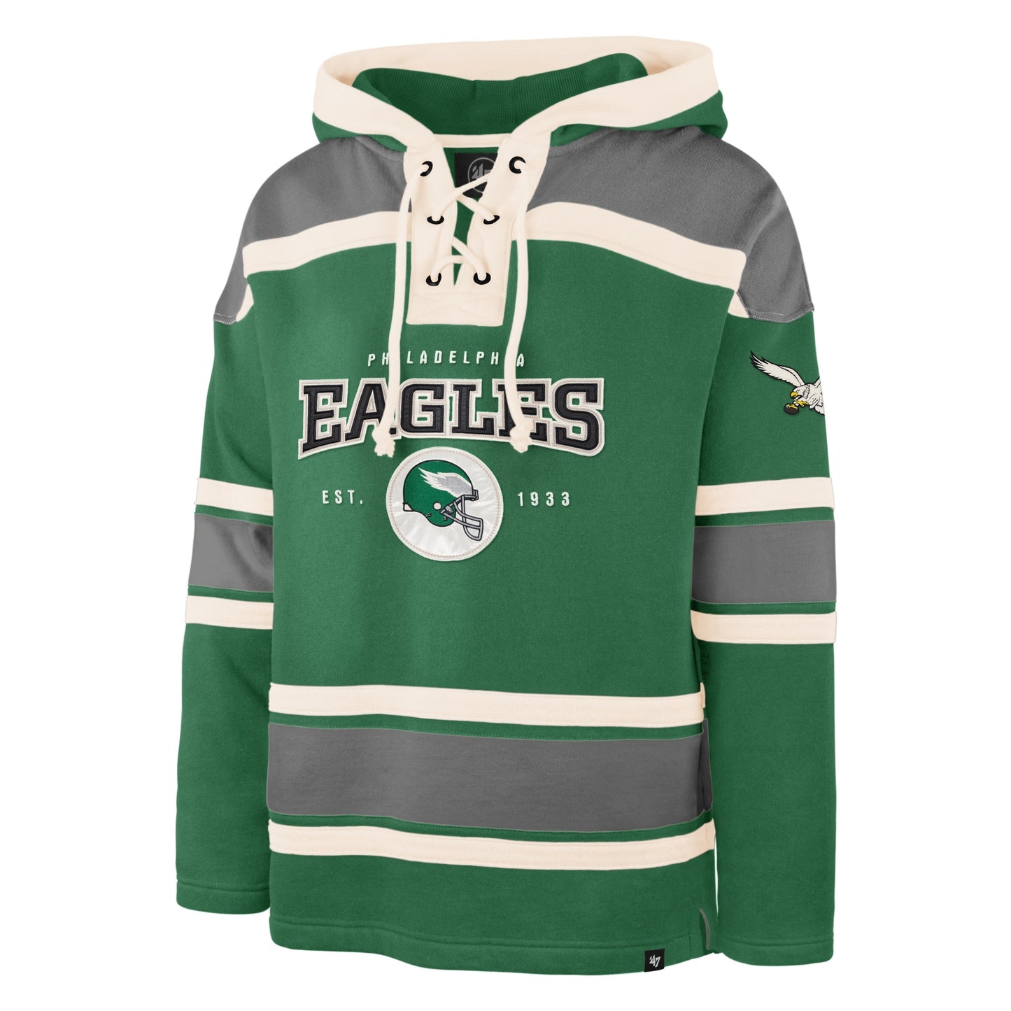 PHILADELPHIA EAGLES HISTORIC FIRST DOWN '47 SUPERIOR LACER KELLY