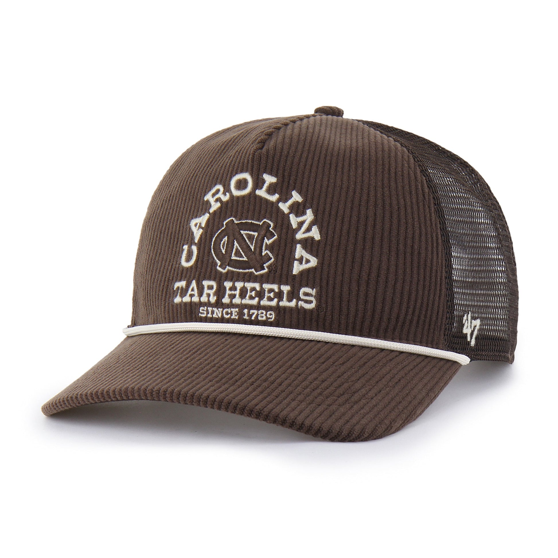 NORTH CAROLINA TAR HEELS UNC RANCHURRO MESH '47 HITCH BROWN
