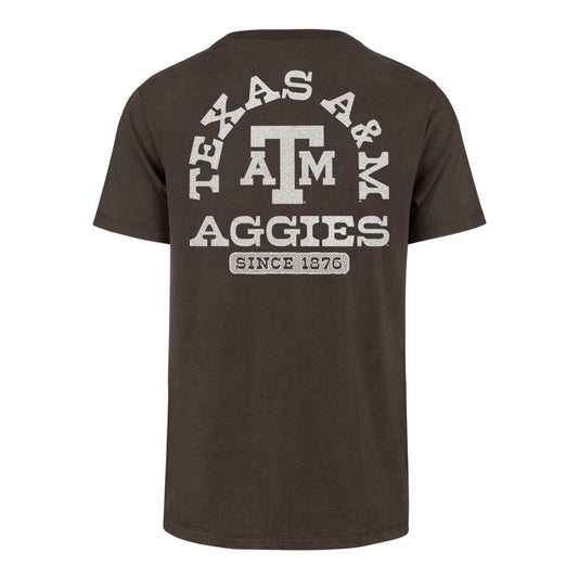 TEXAS A&M AGGIES BACK CANYON '47 FRANKLIN TEE ESPRESSO