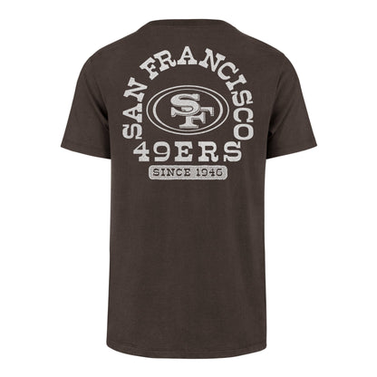 SAN FRANCISCO 49ERS BACK CANYON '47 FRANKLIN TEE ESPRESSO