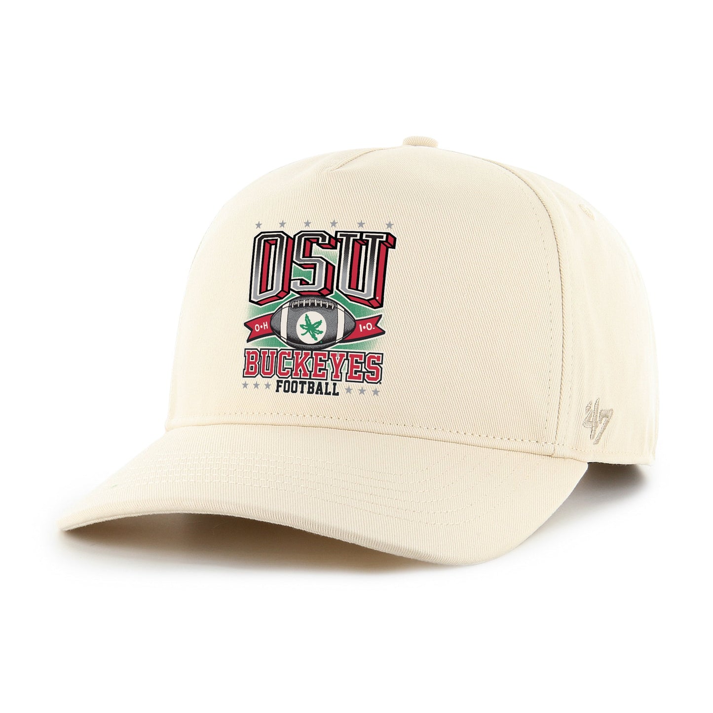 OHIO STATE BUCKEYES SCREEN GRAPHIC '47 HITCH NATURAL