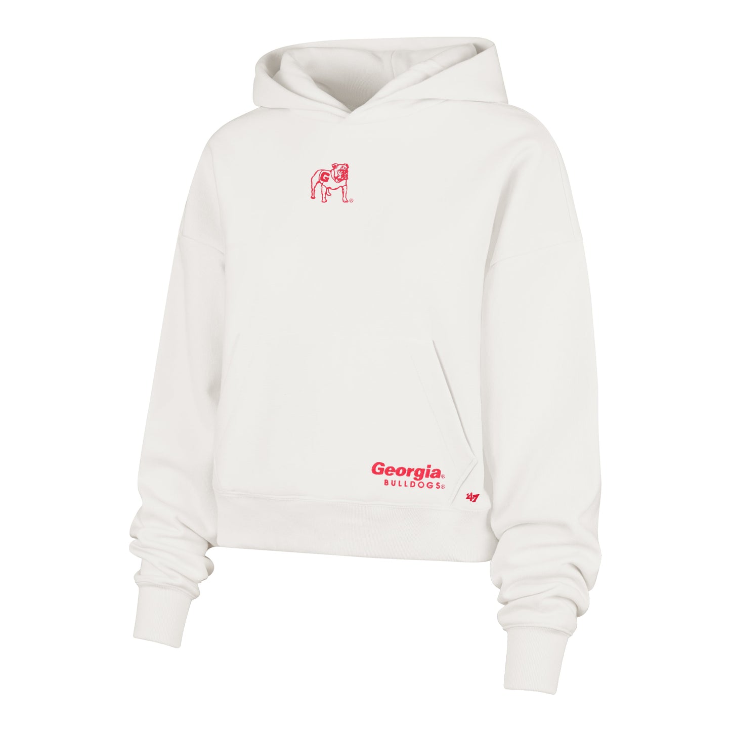 GEORGIA BULLDOGS SUE '47 FOUNDATION HOOD WOMENS SANDSTONE