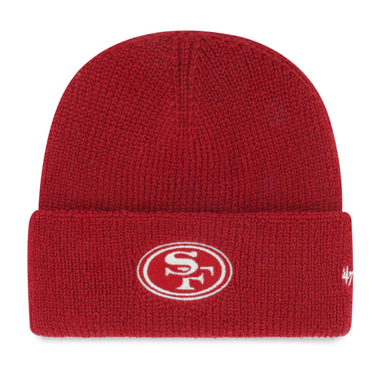 SAN FRANCISCO 49ERS FOUNDATIONAL '47 CUFF KNIT RED