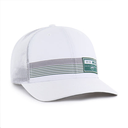 NEW YORK JETS RANGEFINDER STRAP '47 TRUCKER WHITE