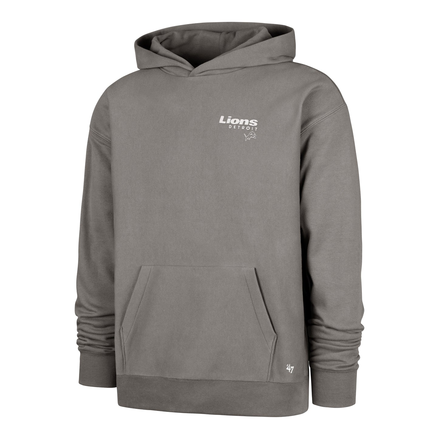 DETROIT LIONS TRIPLE DOUBLE '47 FOUNDATION HOOD WOLF GREY