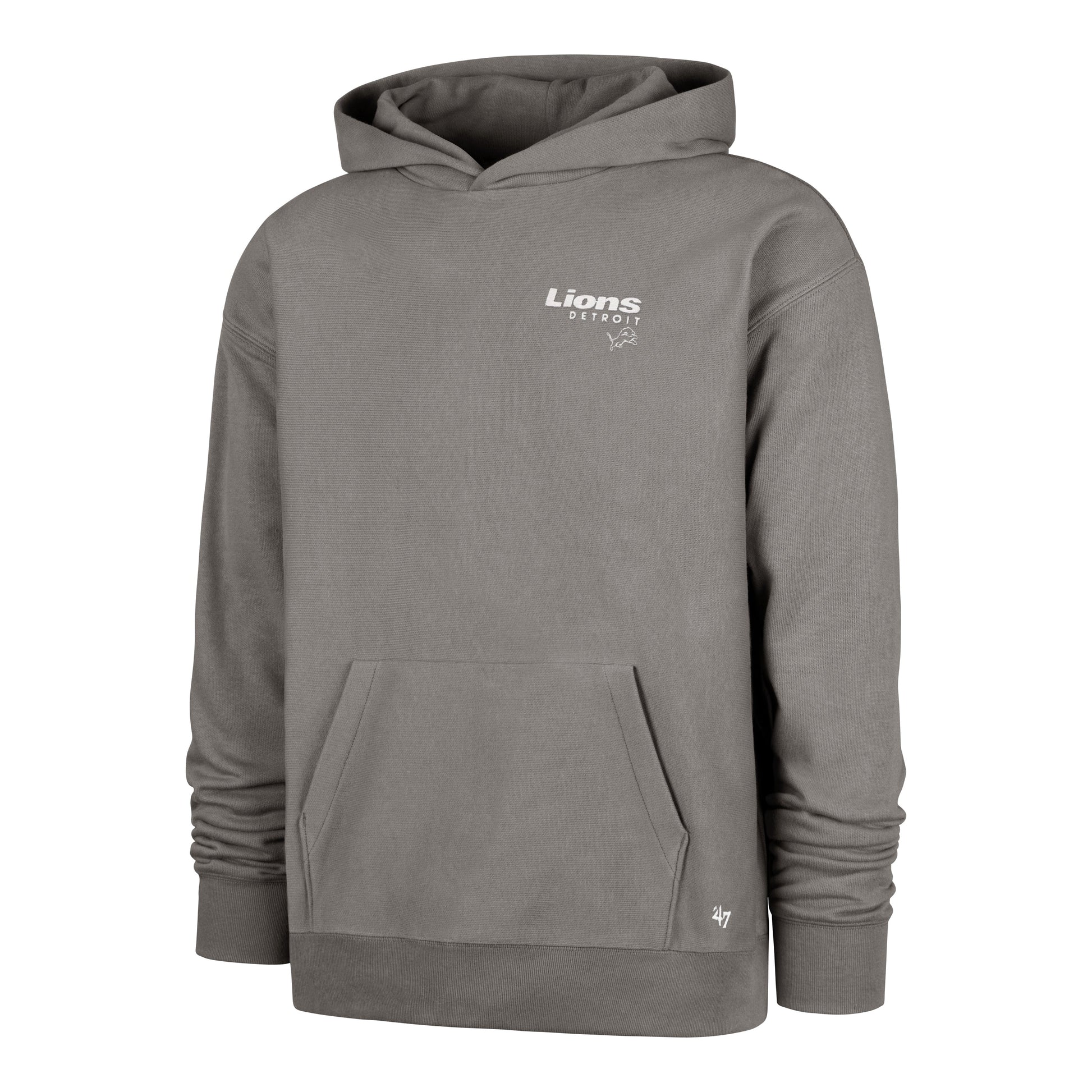DETROIT LIONS TRIPLE DOUBLE '47 FOUNDATION HOOD WOLF GREY