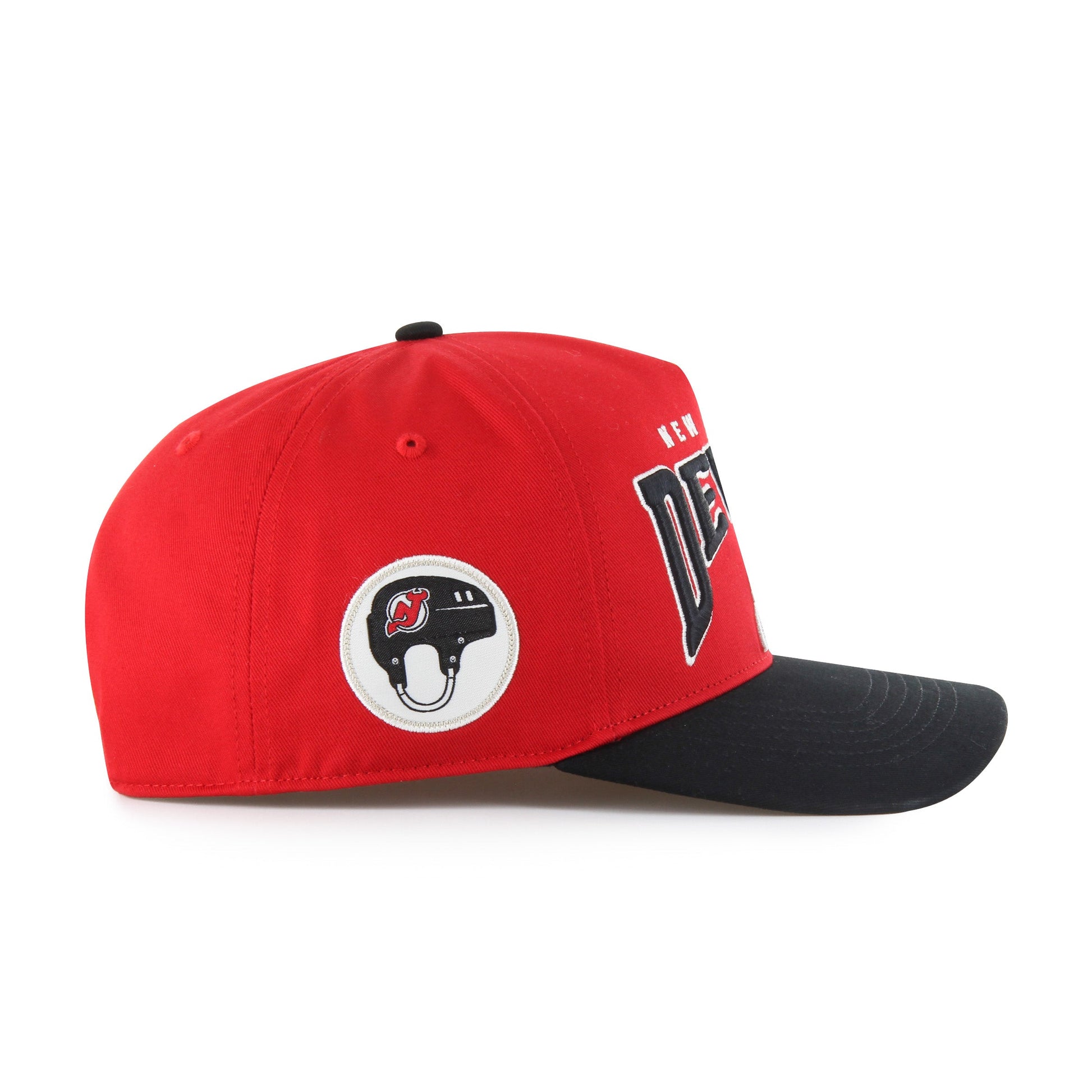 NEW JERSEY DEVILS HARD HAT ARCH '47 HITCH RED