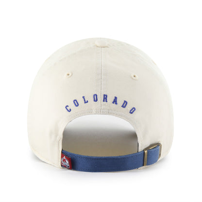 COLORADO AVALANCHE HARD HAT TWO TONE '47 CLEAN UP NATURAL