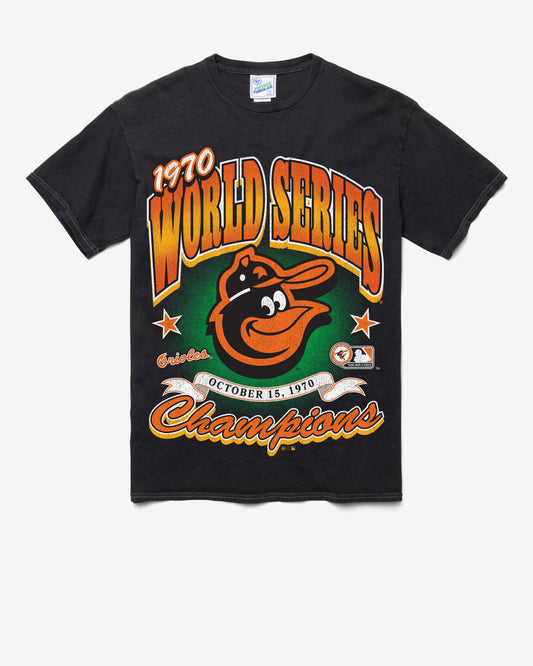 BALTIMORE ORIOLES COOPERSTOWN WORLD SERIES LOCKER VINTAGE '47 TUBULAR TEE DT BLACK