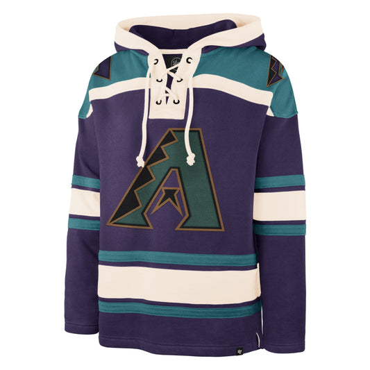 ARIZONA DIAMONDBACKS COOPERSTOWN SUPERIOR '47 LACER HOOD PURPLE