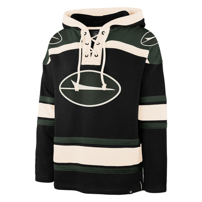 NEW YORK JETS SUPERIOR '47 LACER HOOD JET BLACK