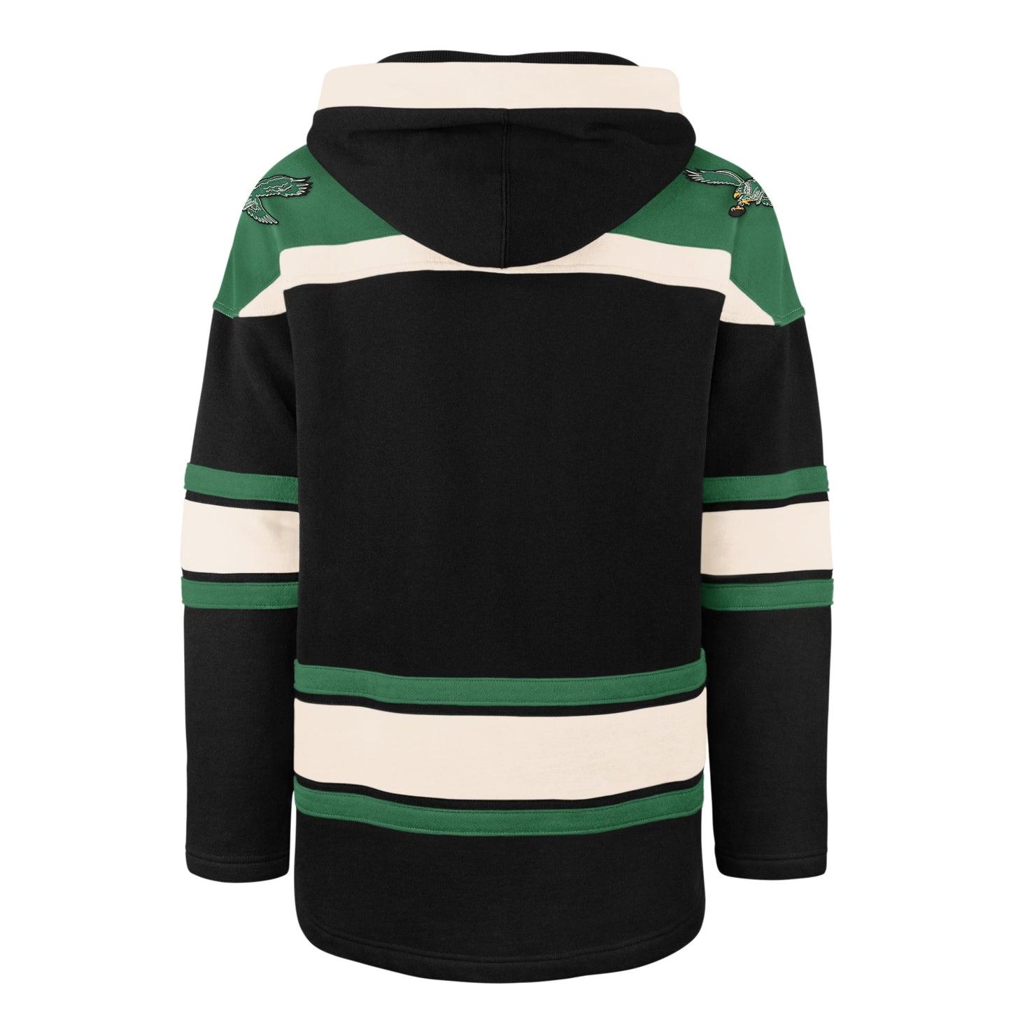 PHILADELPHIA EAGLES HISTORIC SUPERIOR '47 LACER HOOD JET BLACK