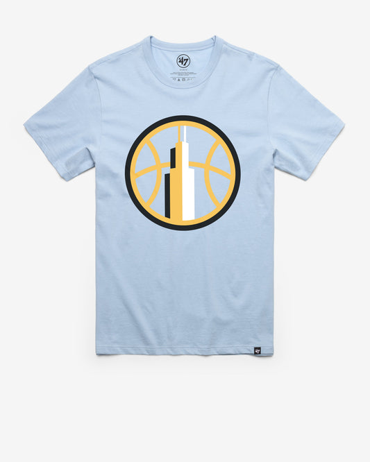 CHICAGO SKY IMPRINT '47 FRANKLIN TEE GULF BLUE