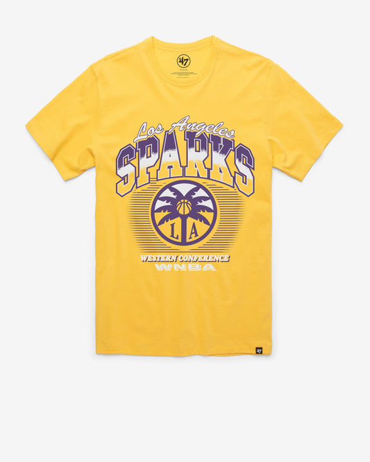 LOS ANGELES SPARKS PICK AND ROLL '47 FRANKLIN TEE GOLDFINCH