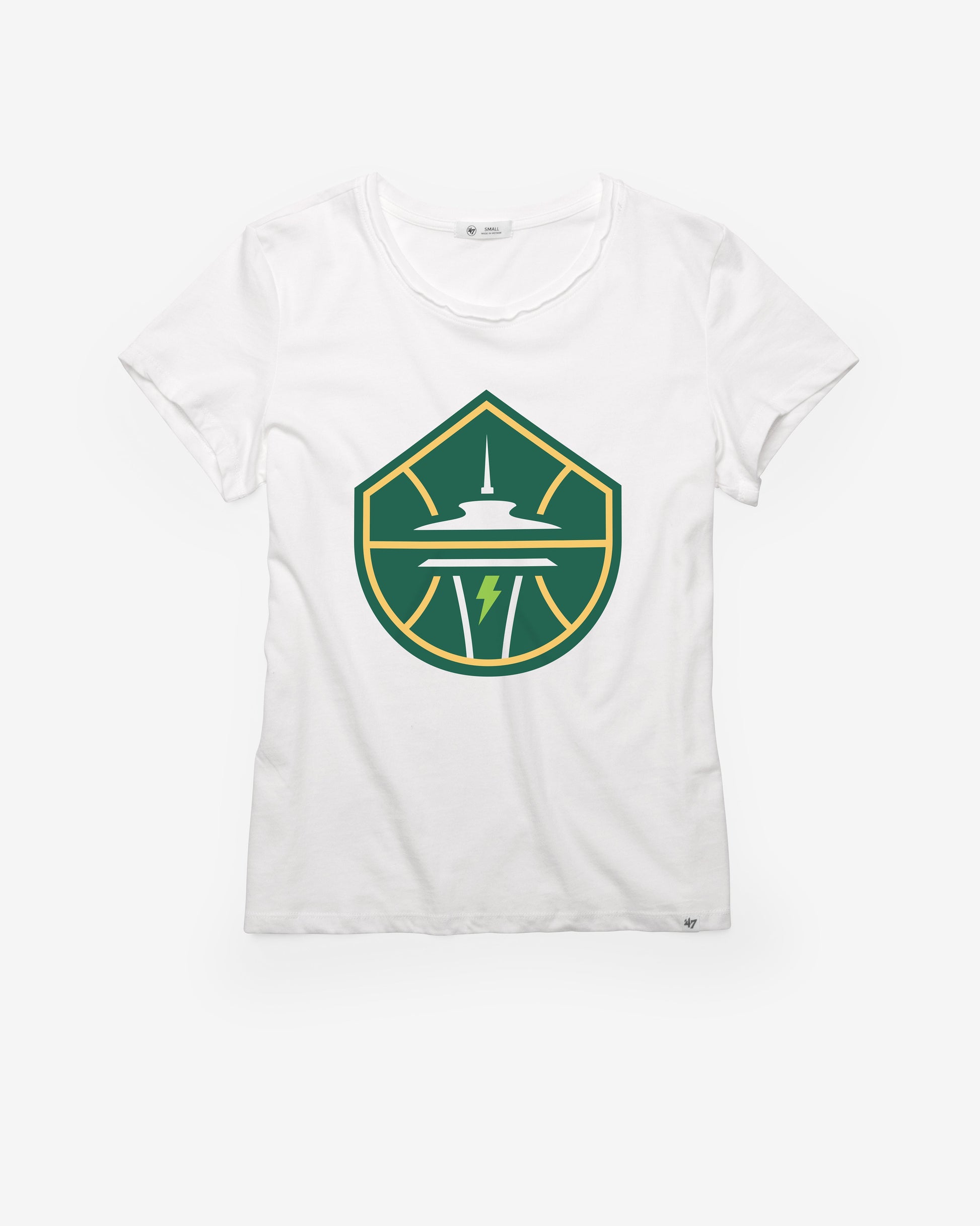SEATTLE STORM IMPRINT '47 FRANKIE TEE WOMENS WHITE WASH
