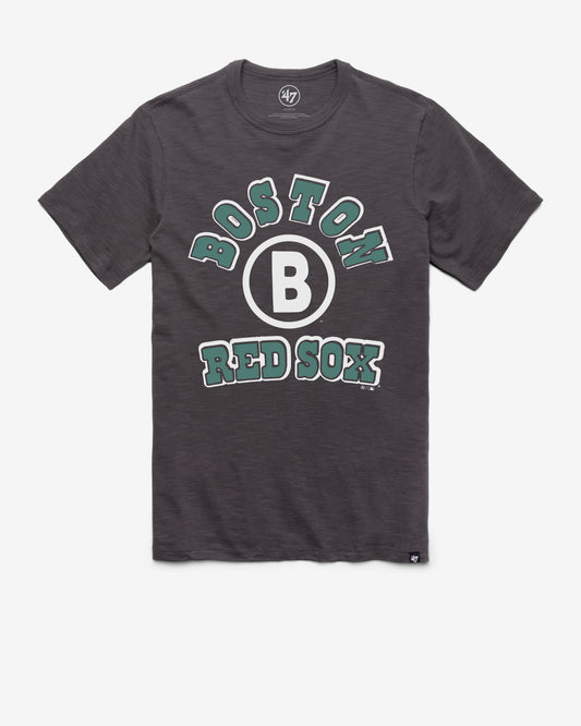 BOSTON RED SOX CITY CONNECT COMEBACK '47 SCRUM TEE CHARCOAL