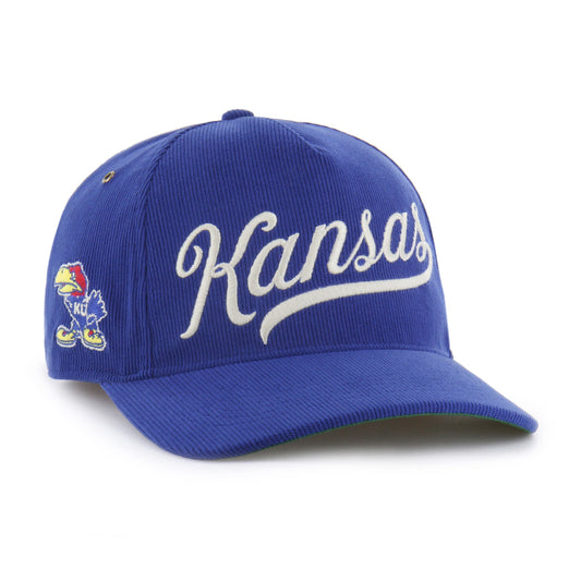 KANSAS JAYHAWKS VINTAGE GRANDSTAND CORD '47 HITCH RF RELAXED FIT ROYAL