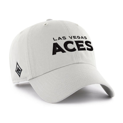 LAS VEGAS ACES BALLPARK SCRIPT SHOT '47 CLEAN UP GRAY
