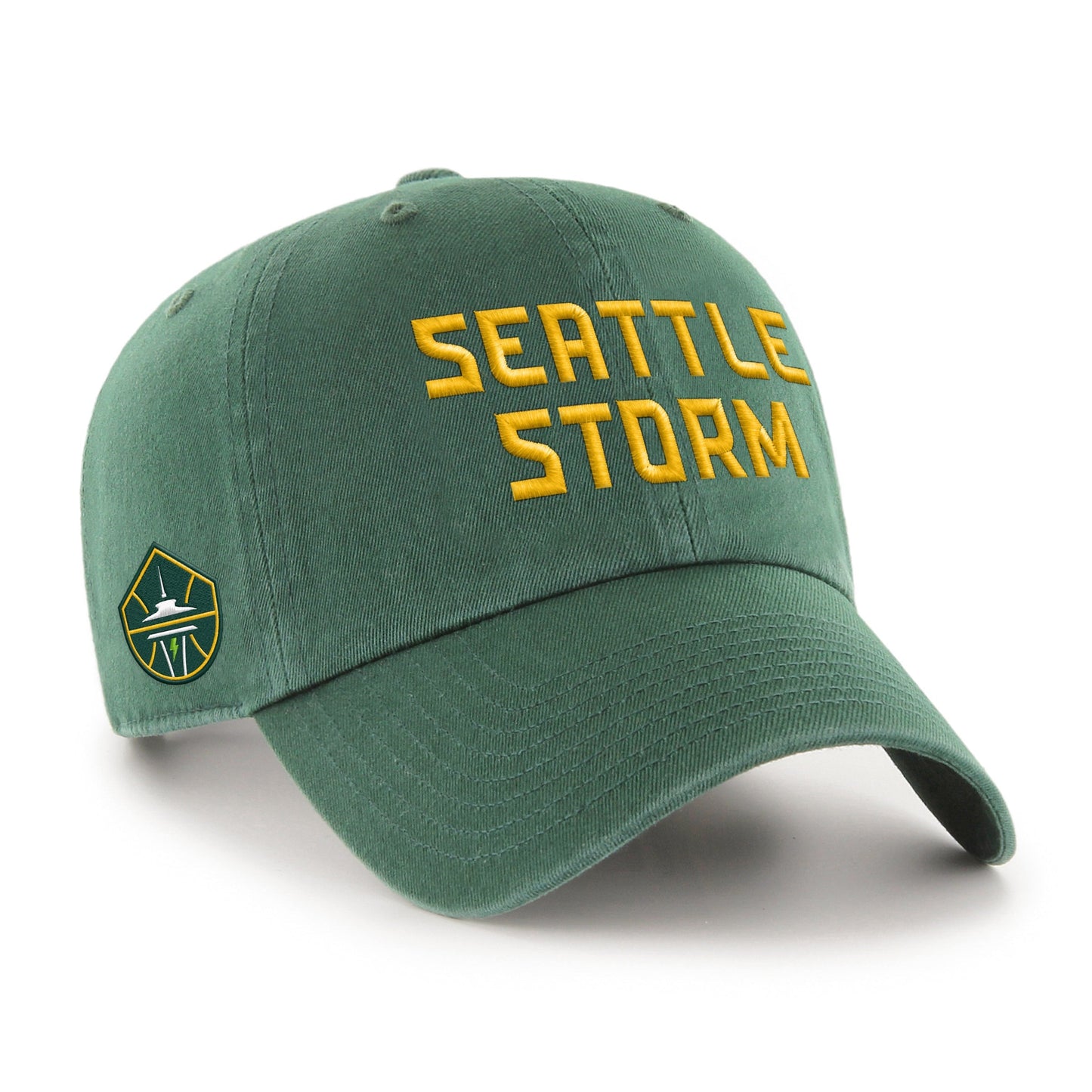 SEATTLE STORM BALLPARK SCRIPT SHOT '47 CLEAN UP DARK GREEN